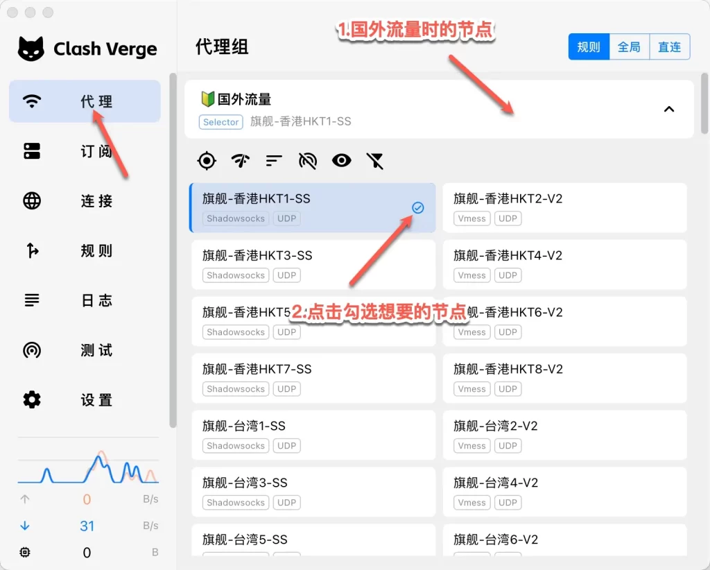 网络节点与测速